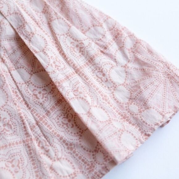 Frenchi Pink Skirt NWOT Pink Floral Pleated Skater Skirt, Size - Medium‎ - Picture 5 of 7